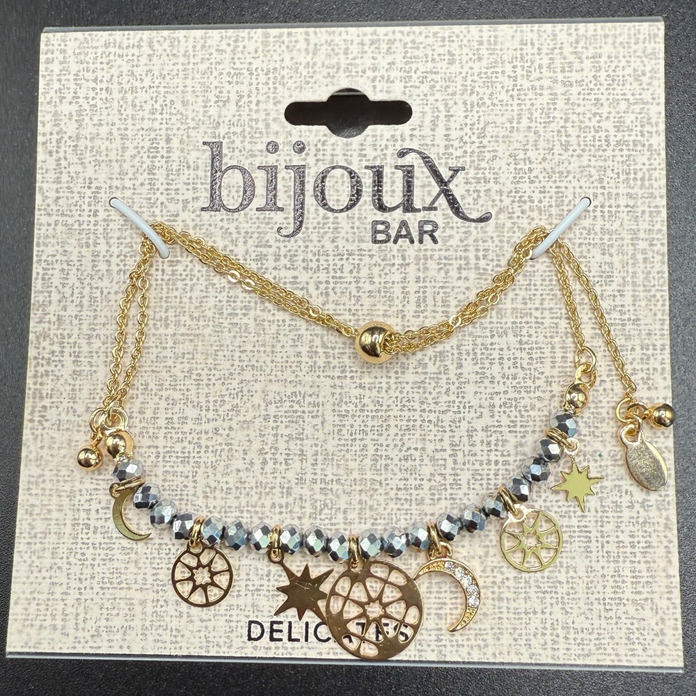 🚨3 for $15🚨 BIJOUX BAR - Bracelet - Moon and Stars Theme